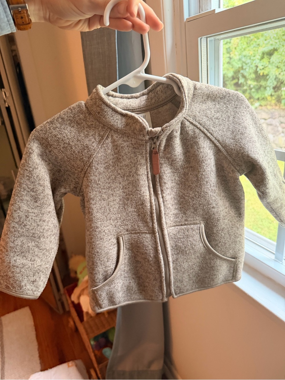 H&M Kids Heather Tan Zip-Up